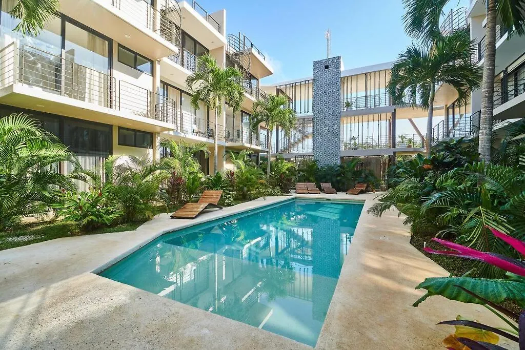 305 Amena Modern Secluded Penthouse W/ Private Pool & Gym Apartment Tulum