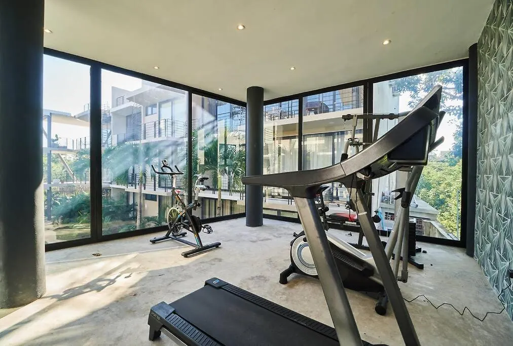 305 Amena Modern Secluded Penthouse W/ Private Pool & Gym Apartment Tulum