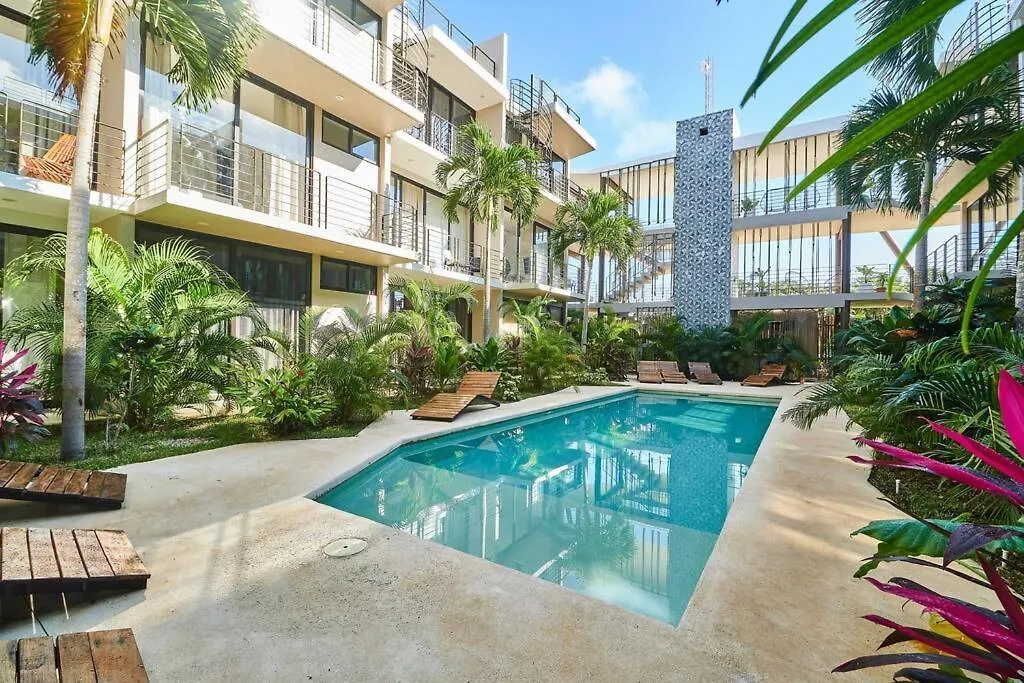 305 Amena Modern Secluded Penthouse W/ Private Pool & Gym Apartment Tulum
